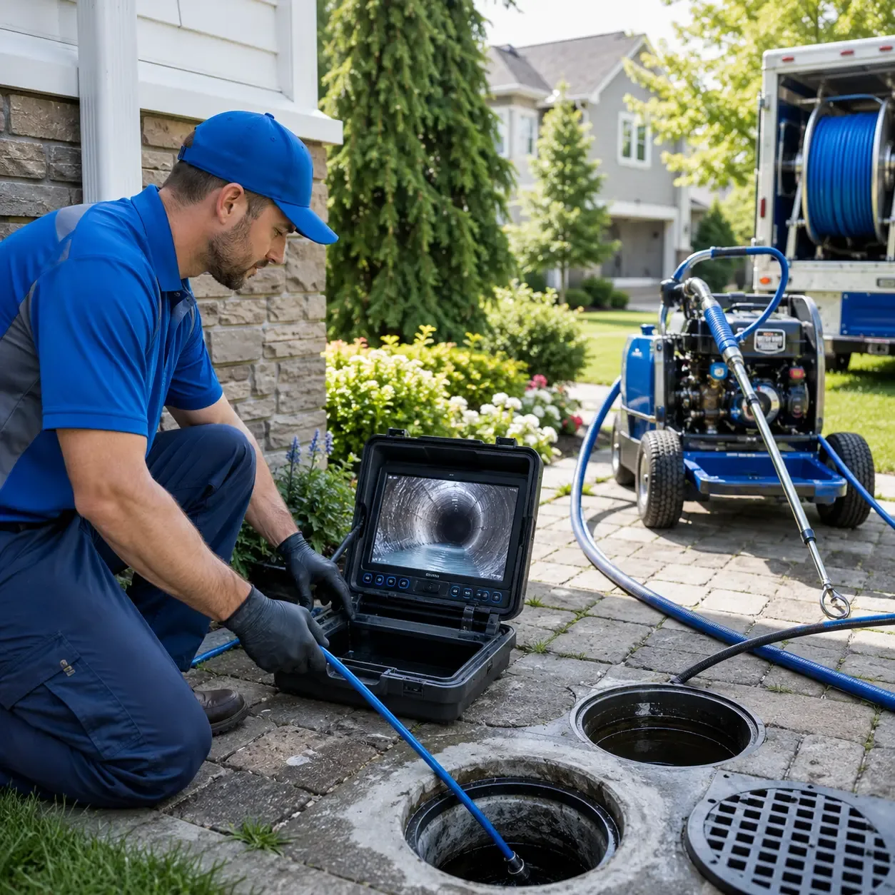 Outdoor drain cleaning professionals serving Folsom, CA