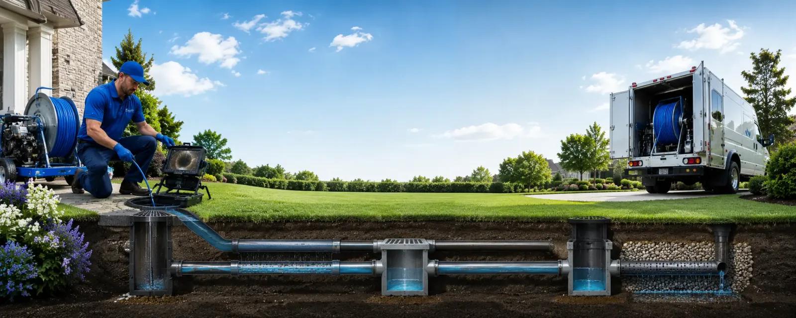 Outdoor drain cleaning information for Folsom, CA